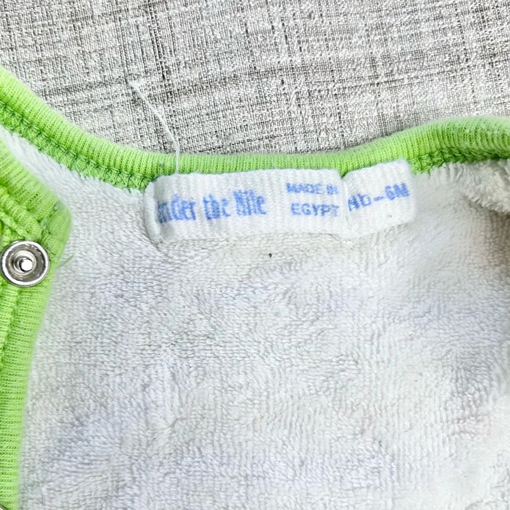 Under the Nile 💯% organic Egyptian cotton long sleeve sleep sack, 0-6 months